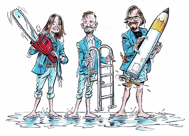 Annedien, Erwin en Adri